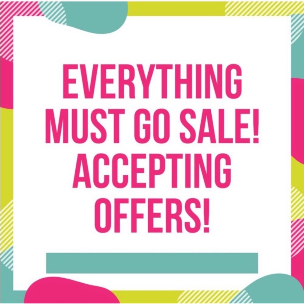 Everything must go accepting offers. Bundle and save more!